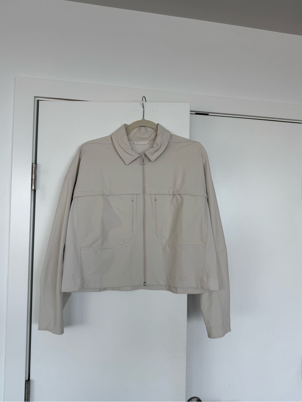 lululemon athletica Light Beige Utility Zip Jacket